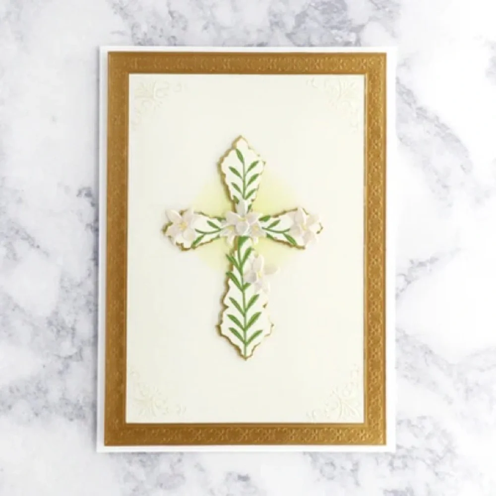 🆕Papyrus 3D Cross Sympathy Greeting Card